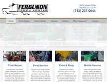 Tablet Screenshot of fergusontruckcenter.com